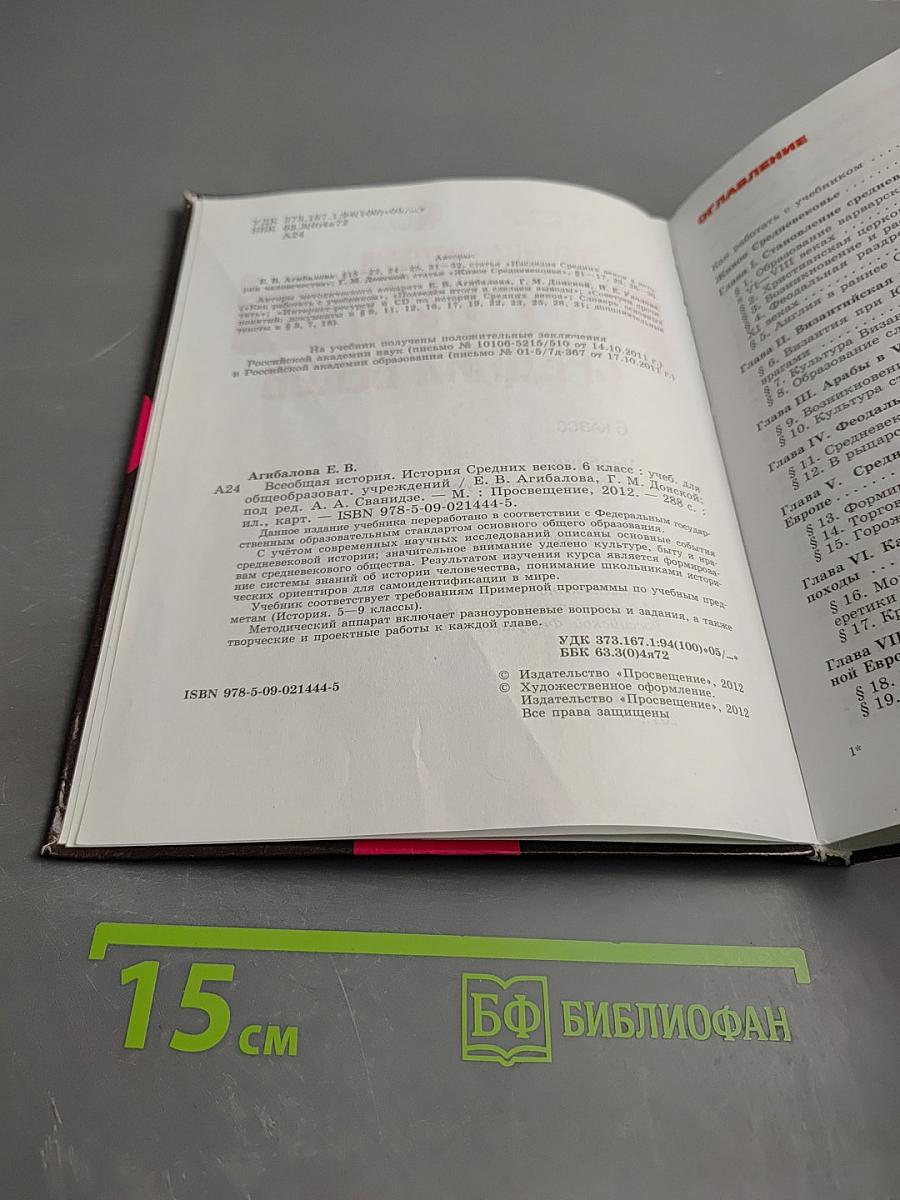 Всеобщая история. История Средних веков. 6 класс