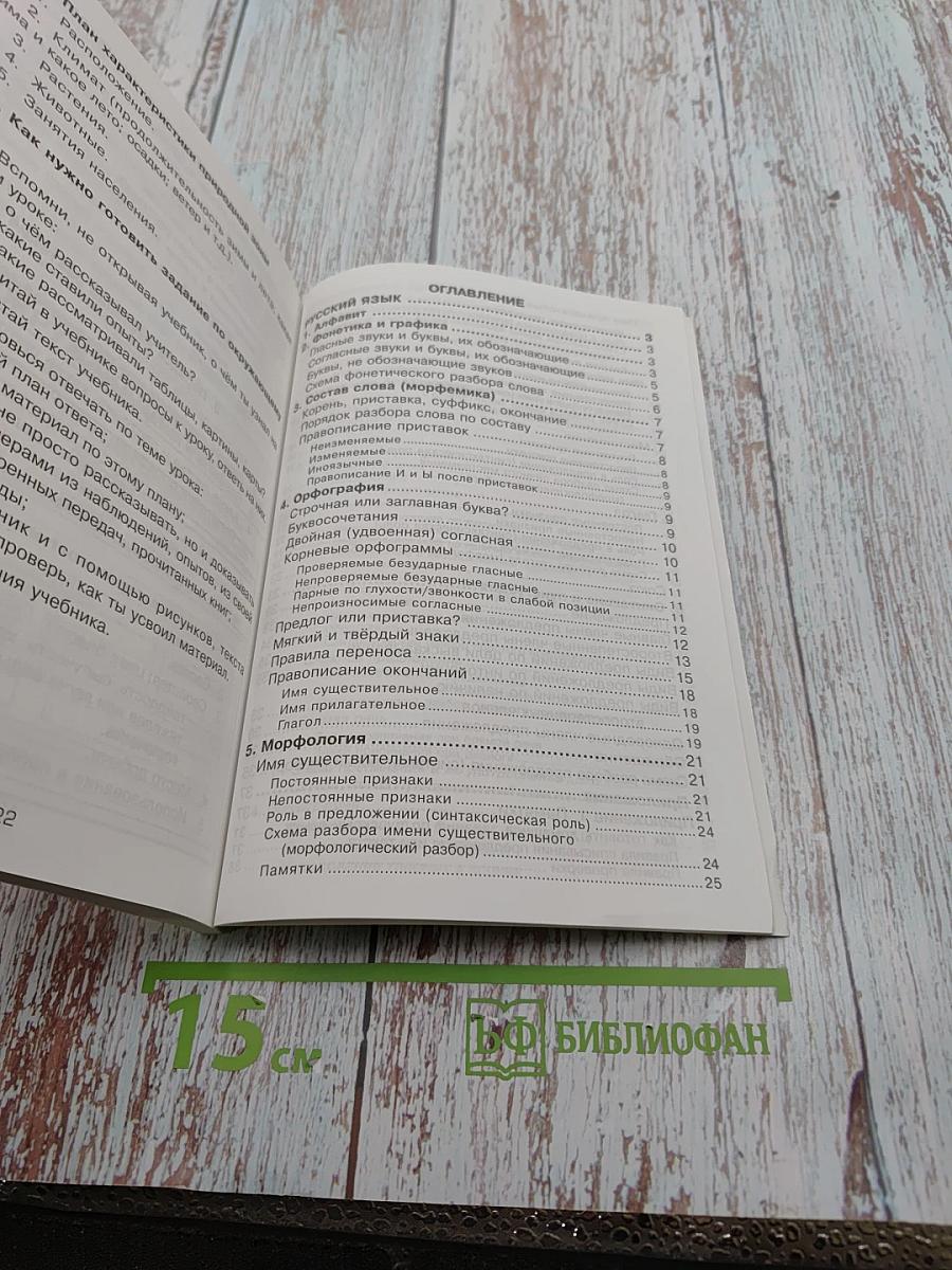 Справочник для начальных классов