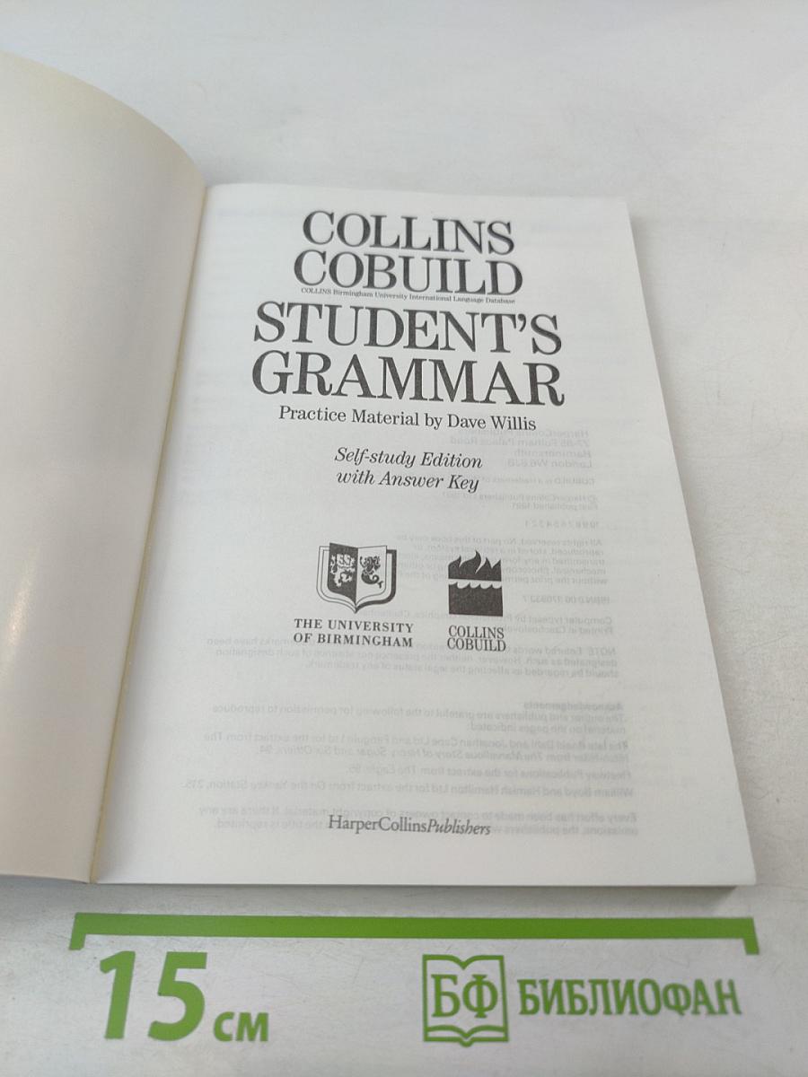 Collins Cobuild Student's Grammar