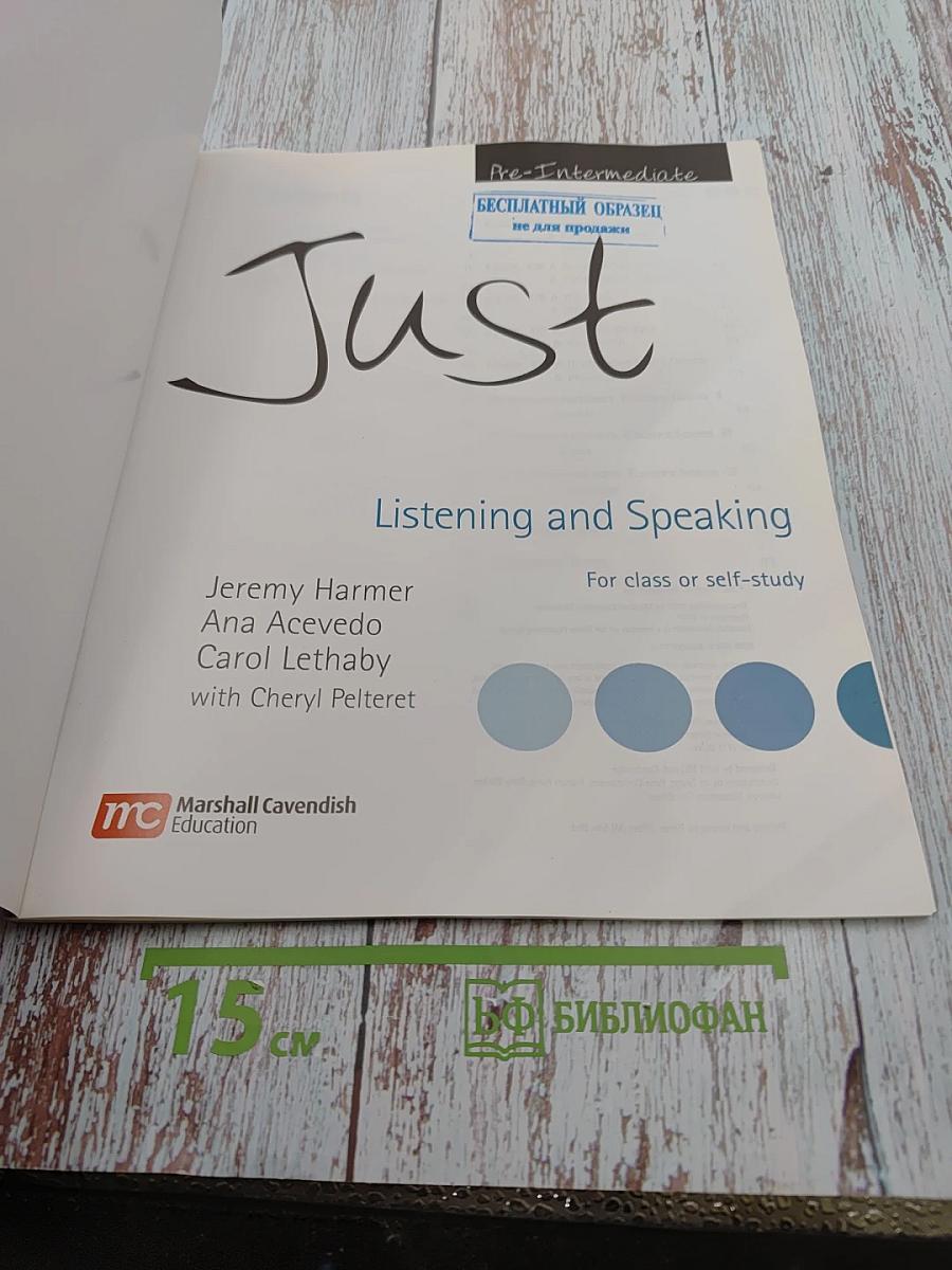 Just Listening and Speaking Pre-Intermediate