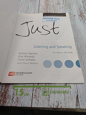 Just Listening and Speaking Pre-Intermediate