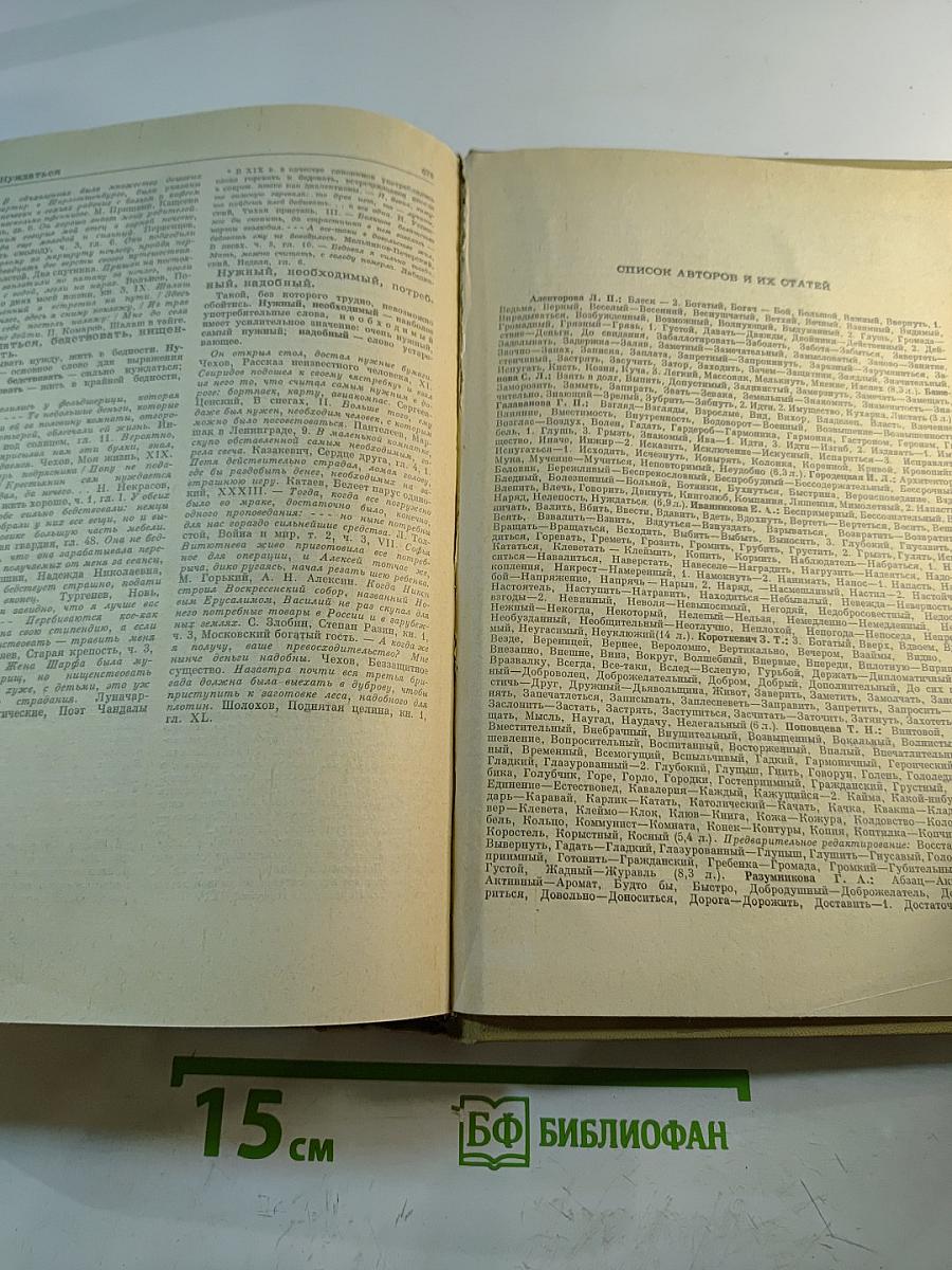 Словарь синонимов русского языка, Том первый А-Н