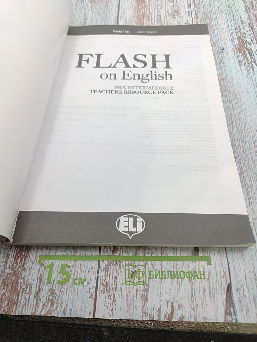 Flash on english pre-intermediate teacher's resource pack