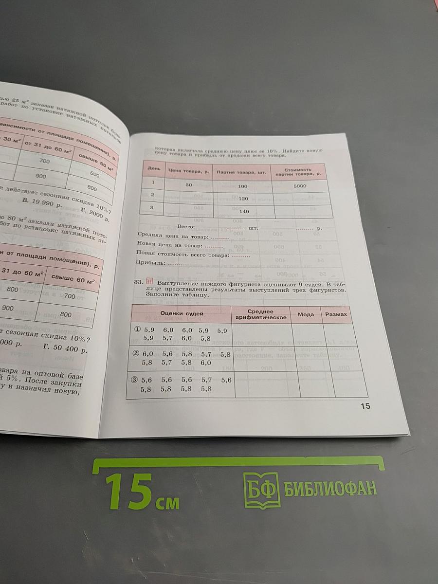 Алгебра Рабочая тетрадь 7 класс