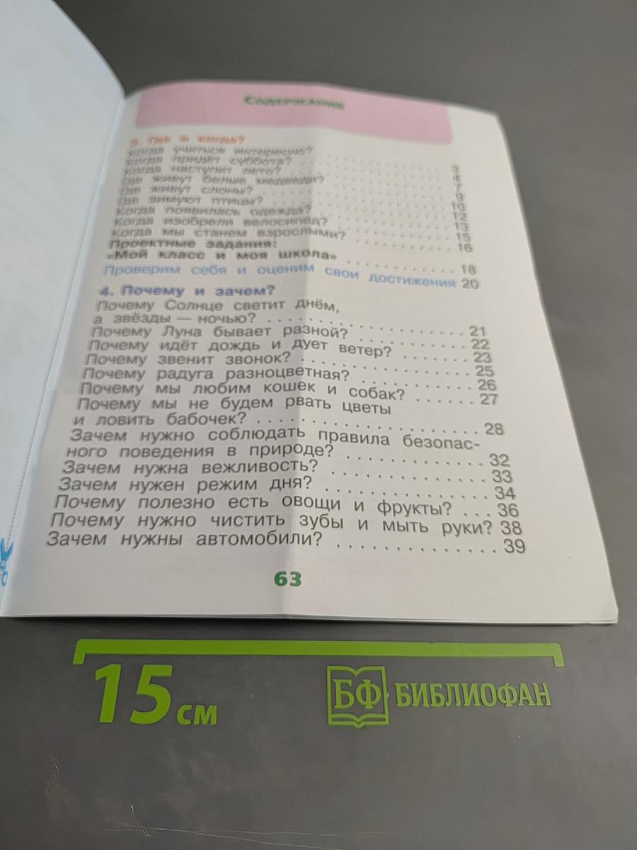 Окружающий мир. Рабочая тетрадь. 1 класс. Часть 2