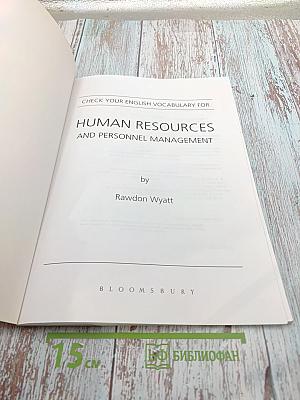Check your english vocabulary for human resources and personnel management. vocabulary workbook