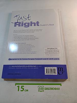 Just Right Student's Book Intermediate