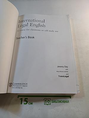 International Legal English Teacher's Book