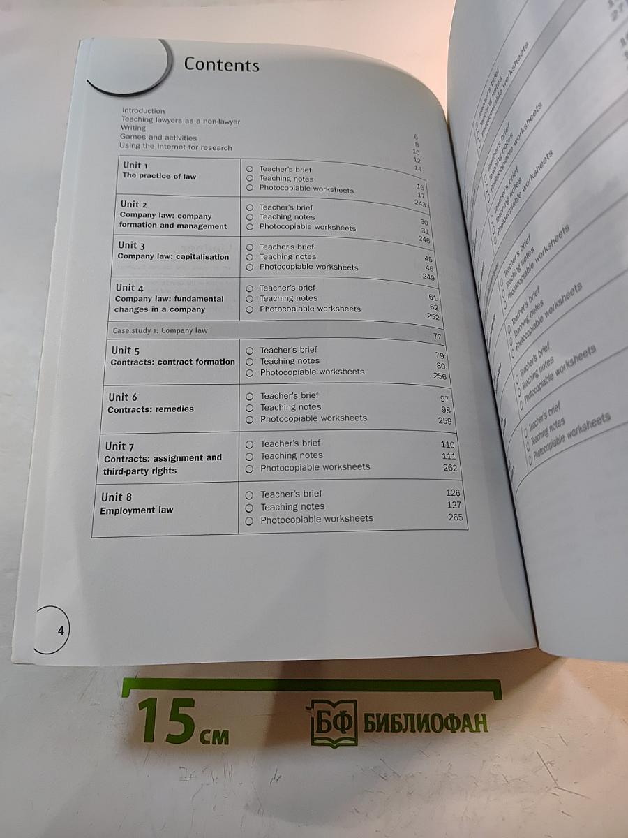 International Legal English Teacher's Book