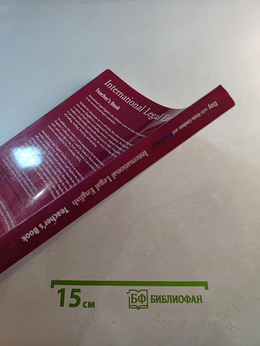 International Legal English Teacher's Book