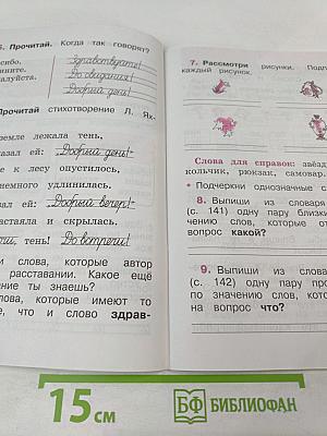 Русский язык. Рабочая тетрадь. 1 класс