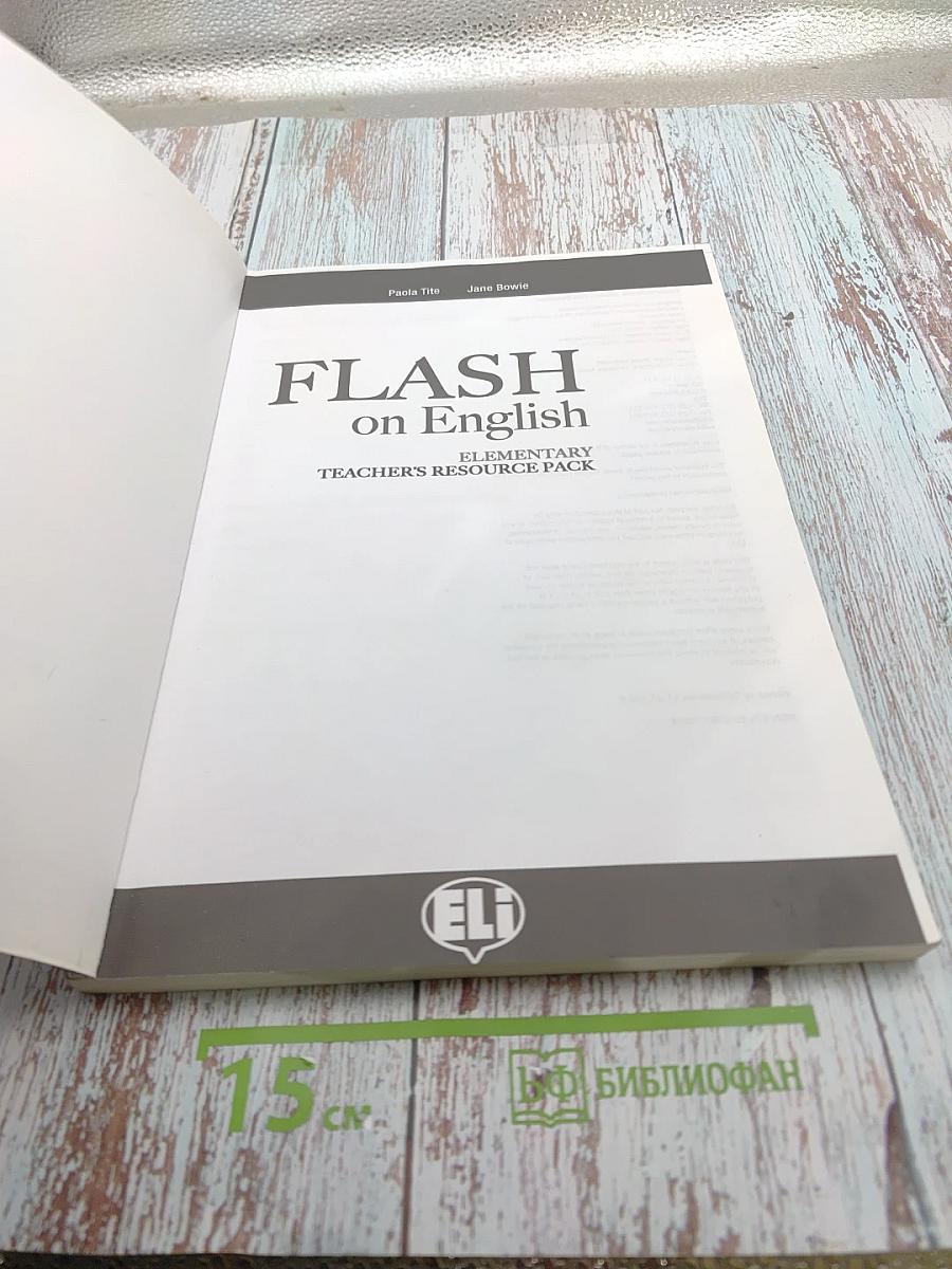 Flash on english elementary teacher's resource pack