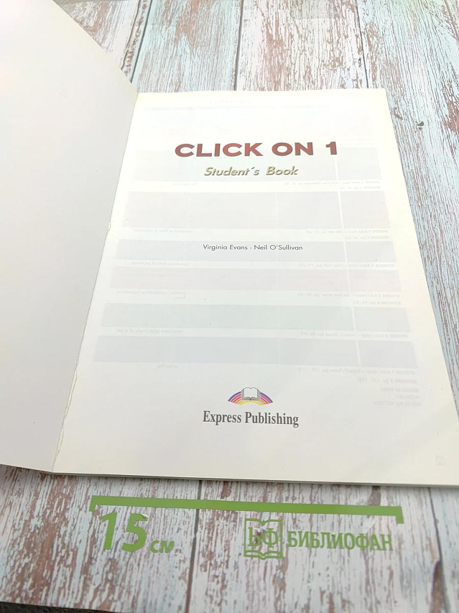 Click On 1 Student's Book
