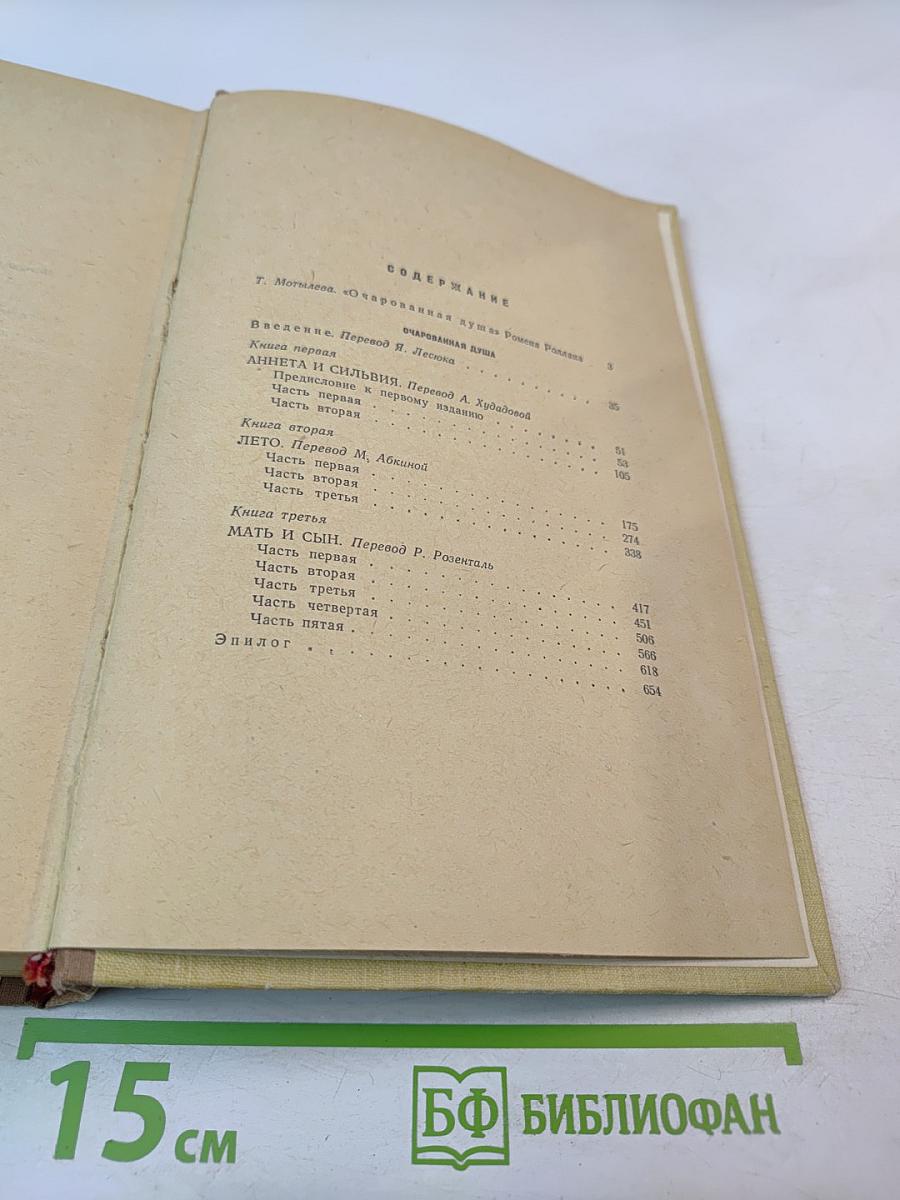 Очарованная душа. Книги первая, вторая и третья