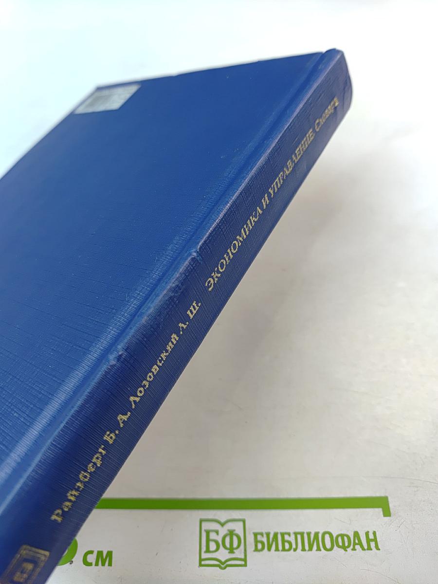 Экономика и управление. Словарь