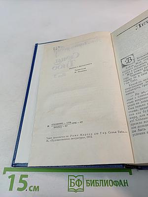 Семья Тибо. Том 3