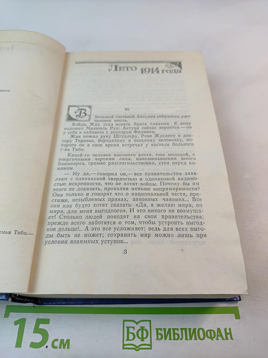 Семья Тибо. Том 3