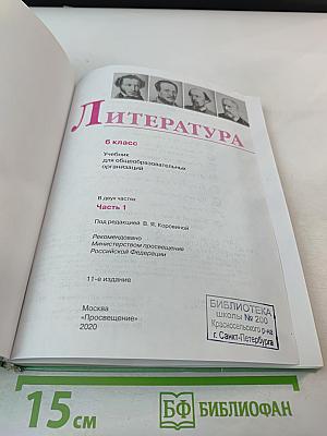 Литература. 6 класс. Часть 1