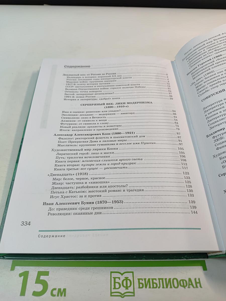 Литература 11 класс, базовый уровень, в двух частях, часть 1