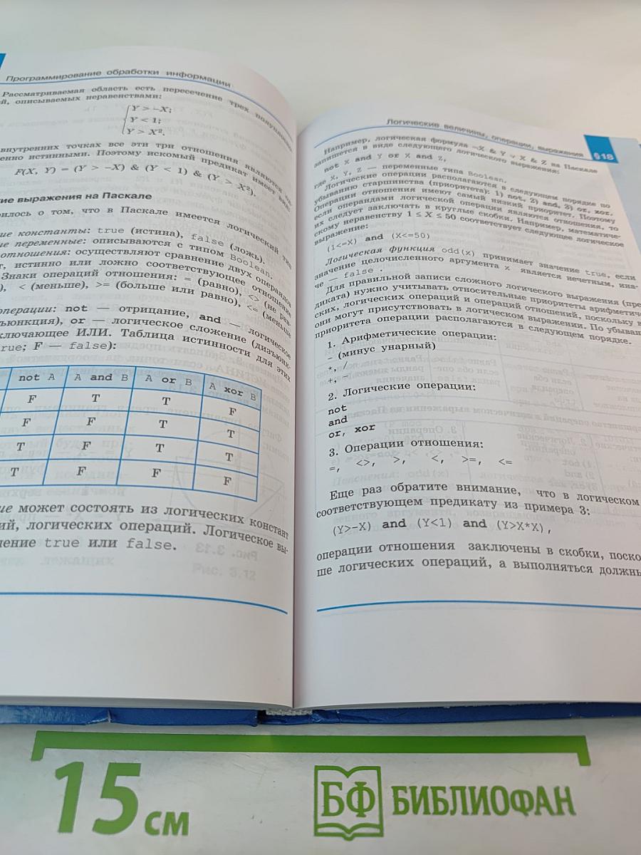 Информатика 10 класс Учебник