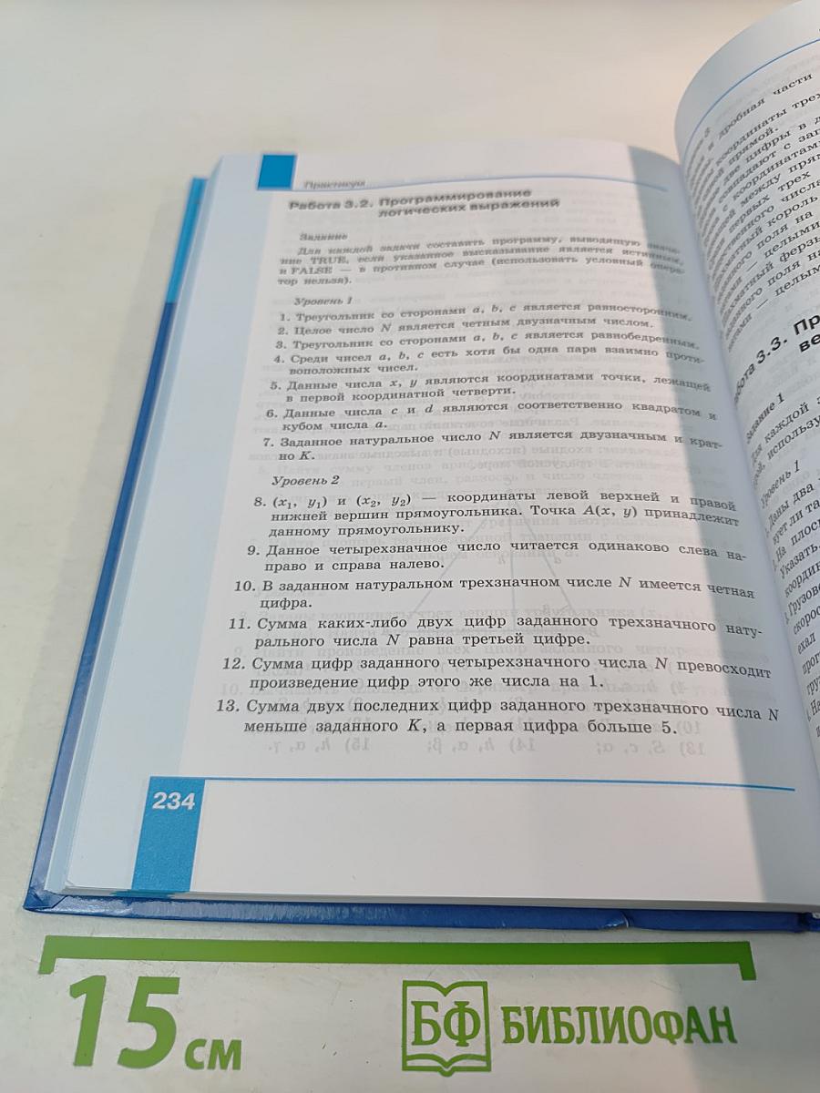 Информатика 10 класс Учебник