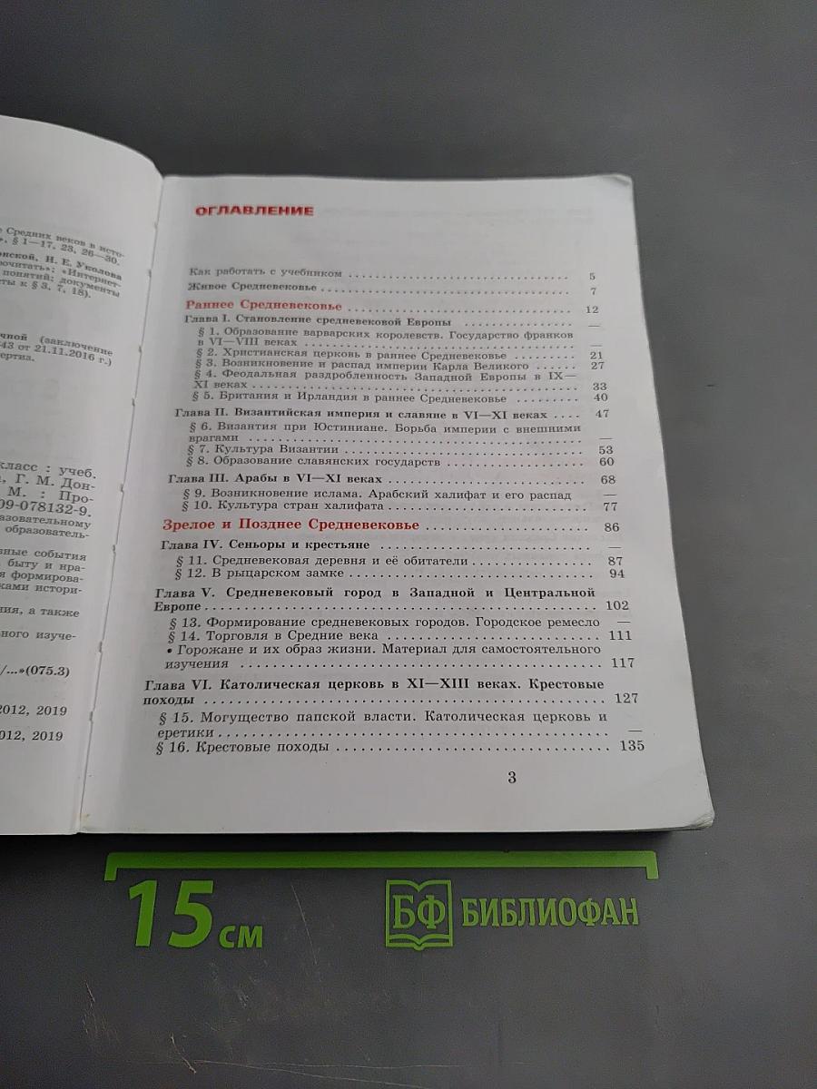 Всеобщая история. История Средних веков. 6 класс