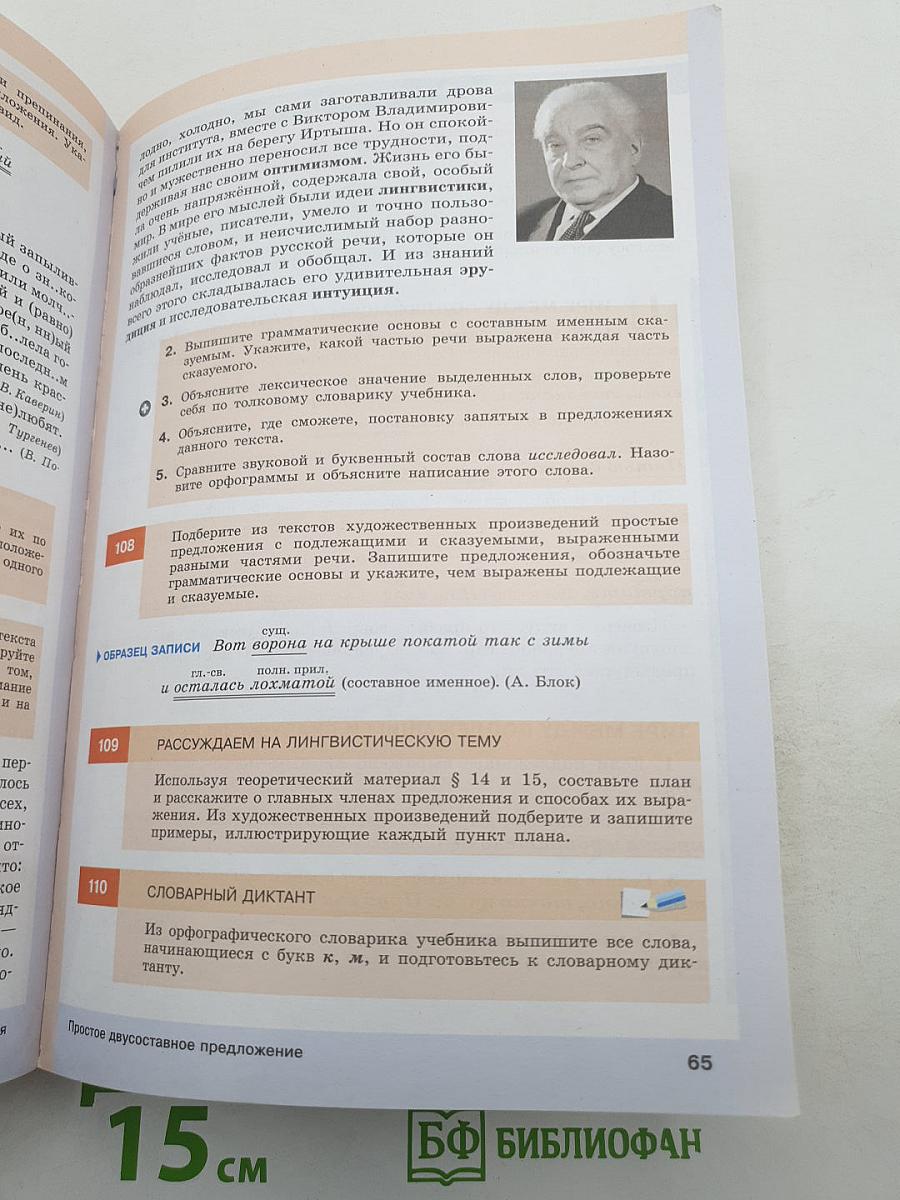 Русский язык 8 класс