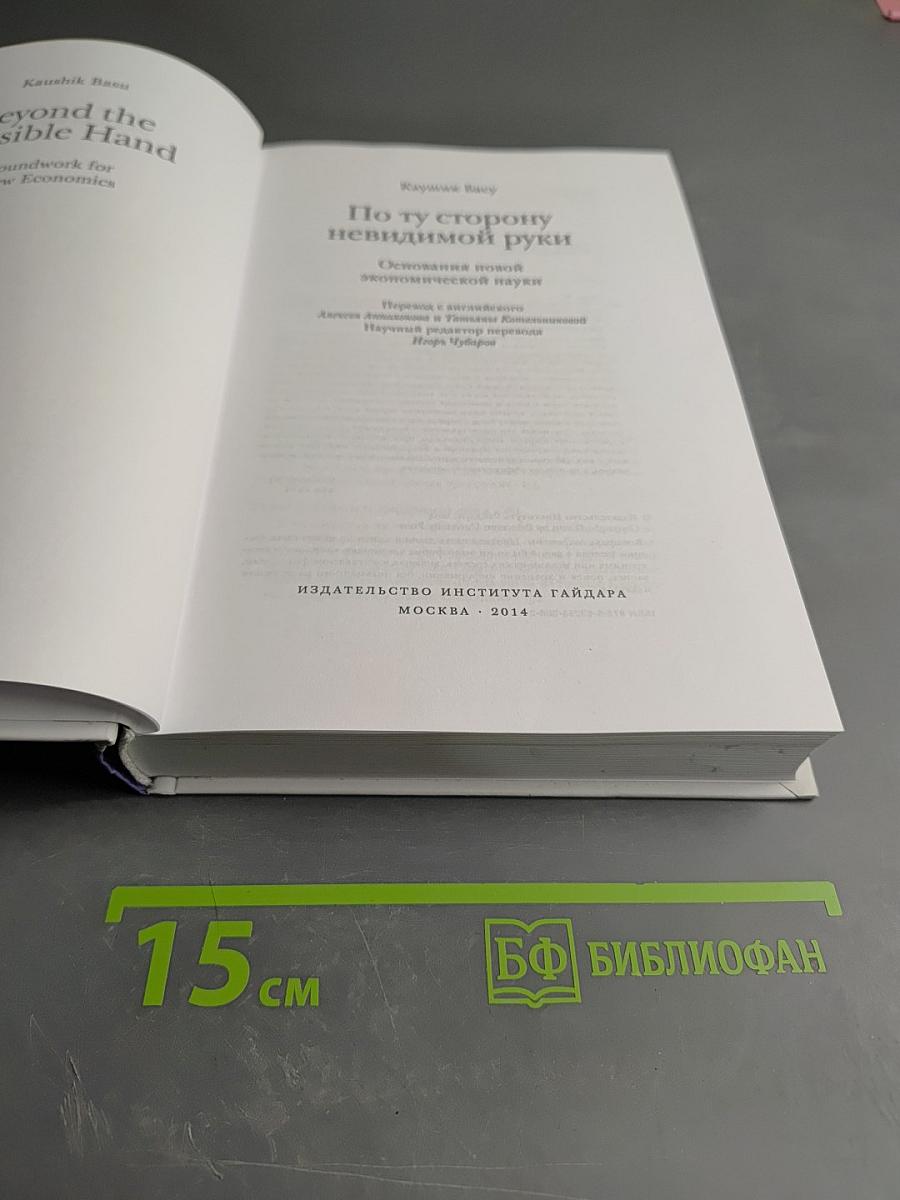 По ту сторону невидимой руки. Основания новой экономической науки