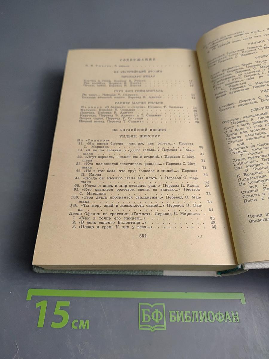 Западноевропейская лирика