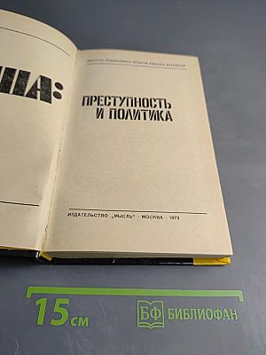 США: Преступность и политика