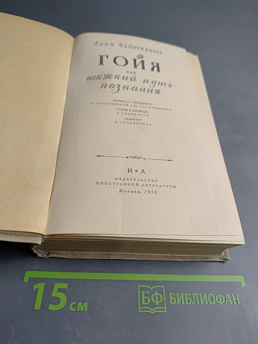 Гойя. Над тяжкий путь познания