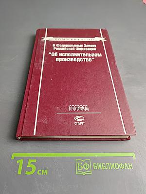 Комментарий к Федеральному Закону Российской Федерации "Об исполнительном производстве"