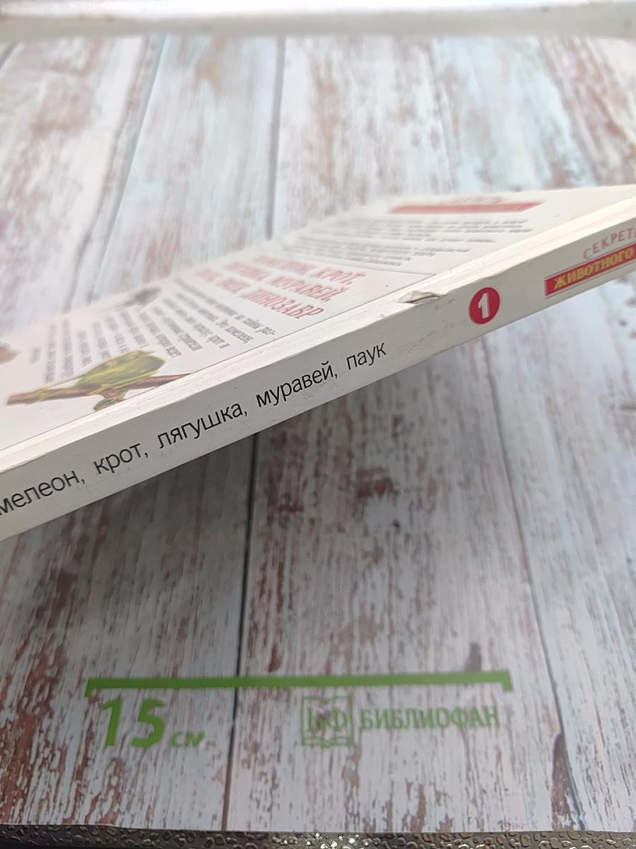 Секреты животного мира. Том 1: Хамелеон, Крот, Лягушка, Паук, Змея, Динозавр