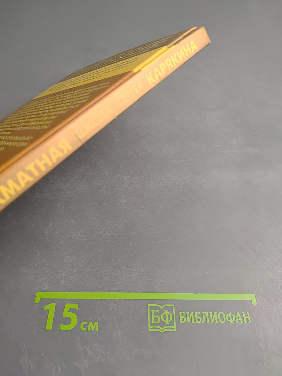 Шахматная школа Сергея Карякина. Бронзовая книга. Шахматы: обучающий задачник