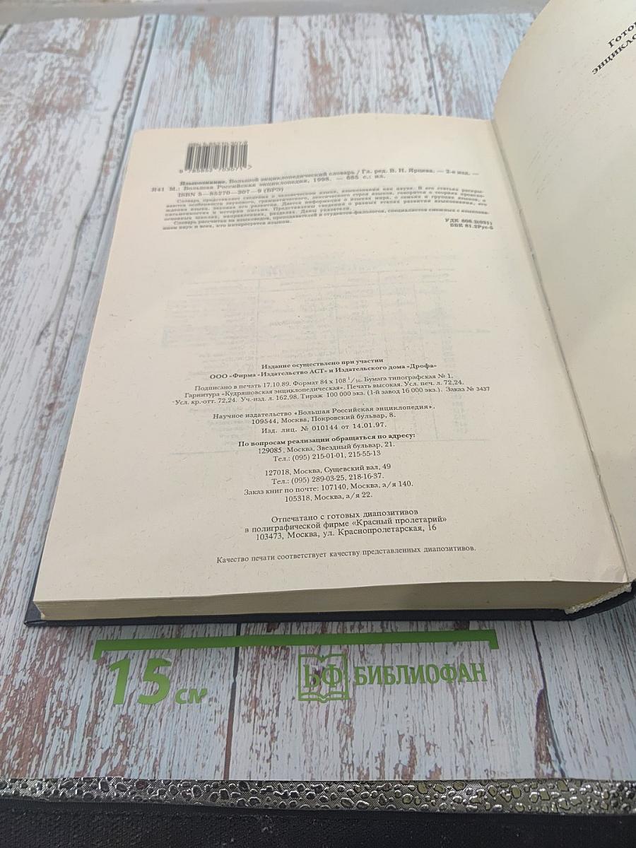 Большой энциклопедический словарь. Языкознание