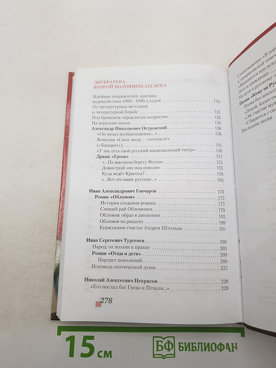 Литература 10 класс, Часть I