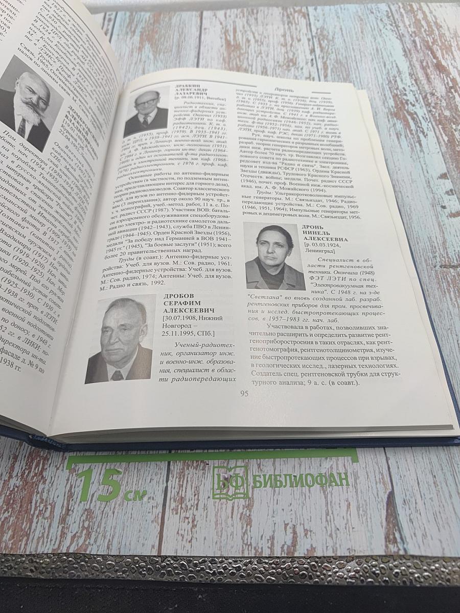 Выдающиеся выпускники и деятели Санкт-Петербургского государственного электротехнического университета "ЛЭТИ" имени В. И. Ульянова (Ленина) 1886-2006