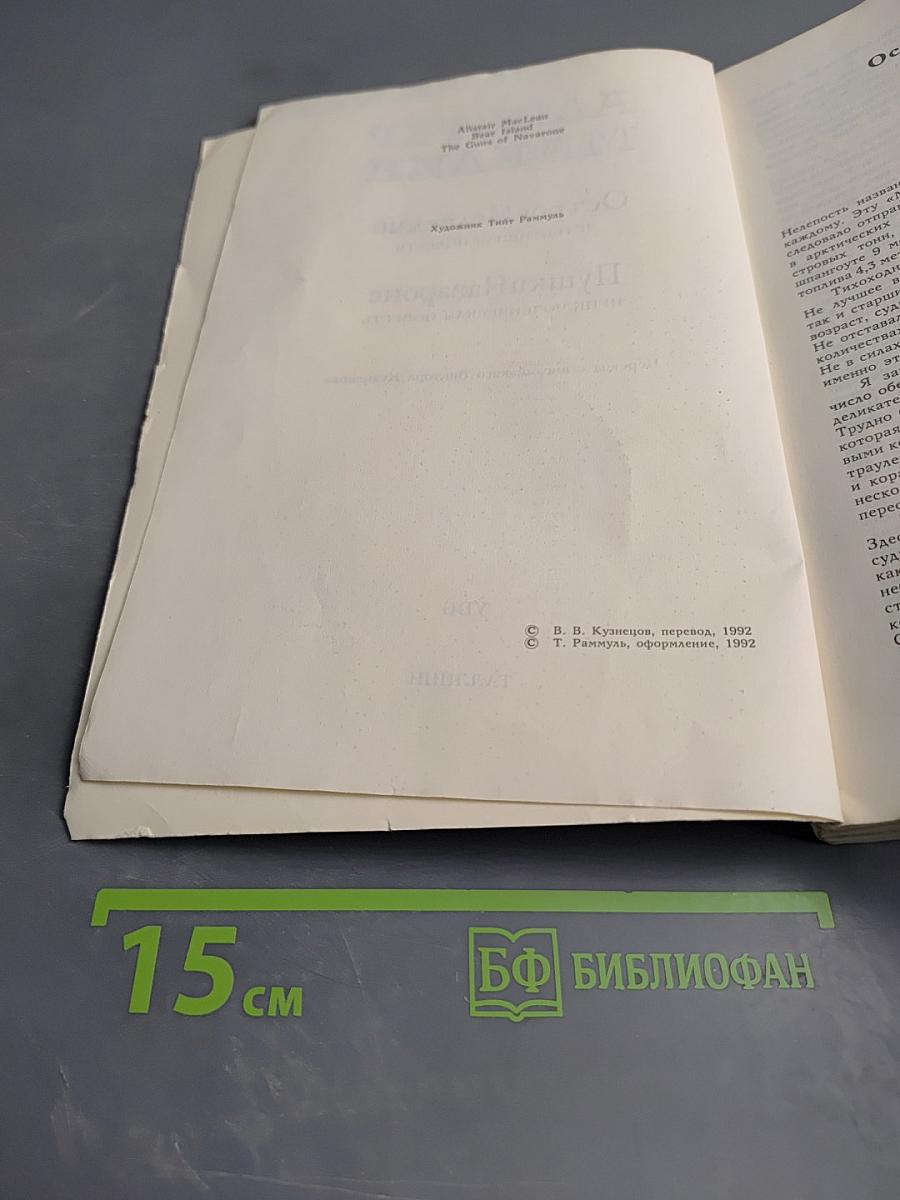 Остров Медвежий. Пушки Навароне