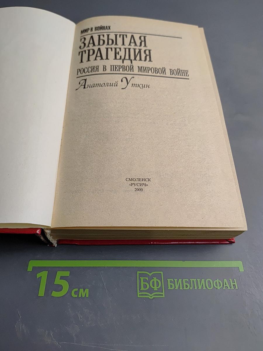 Забытая трагедия: Россия в Первой мировой войне
