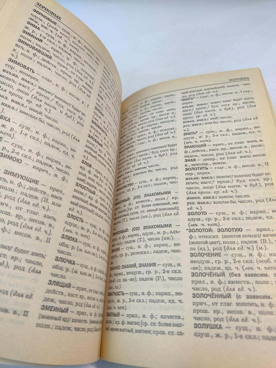 Словарь-шпаргалка Морфологический разбор