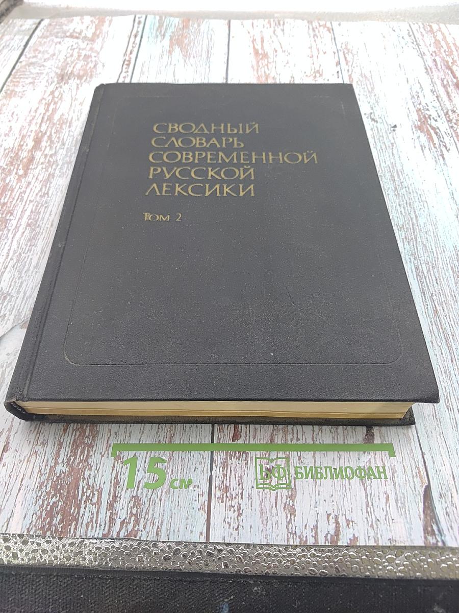 Сводный словарь современной русской лексики Том 2