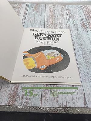 Riku, roope ja ringo lentävät kuuhun