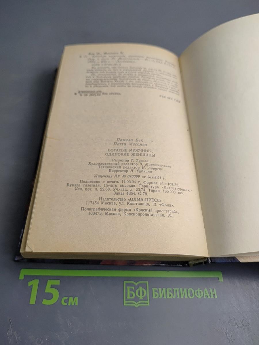 Богатые мужчины, одинокие женщины