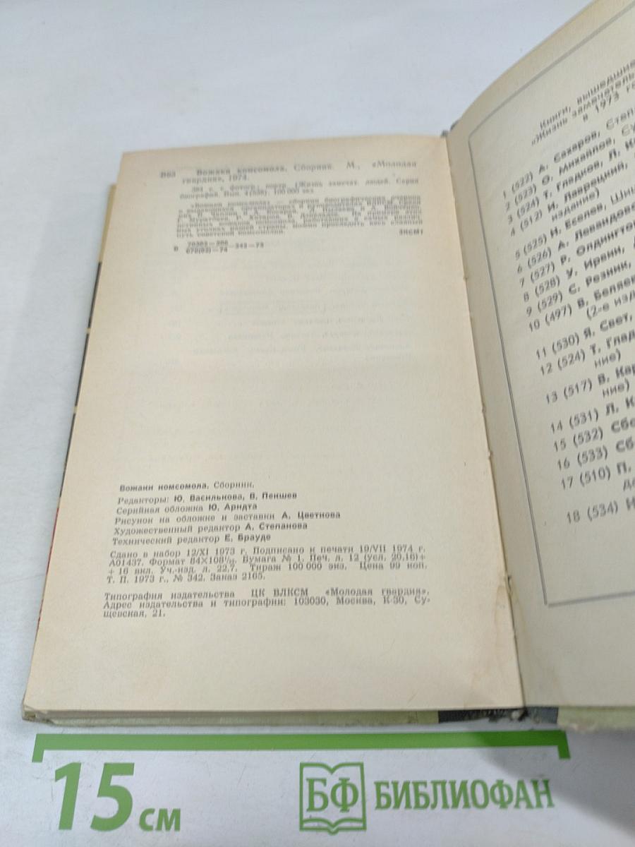 Вожаки комсомола. Сборник