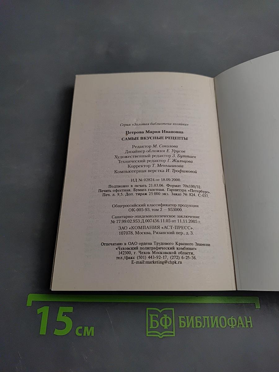 Самые вкусные рецепты