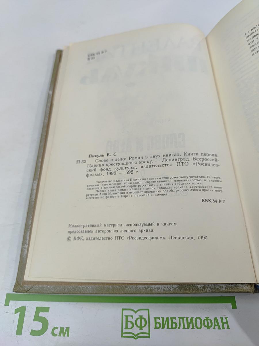 Слово и дело. Книга первая. Царица престрашного зраку