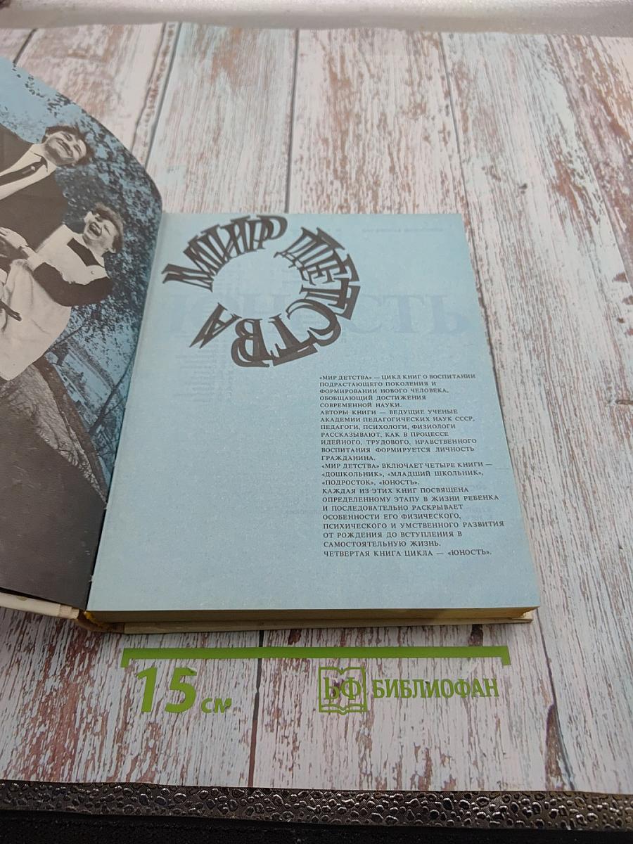 Мир детства. Юность