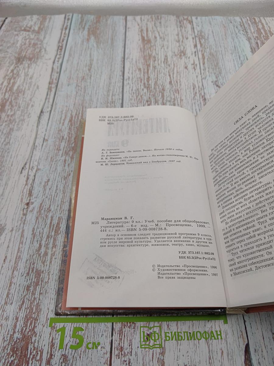 Литература 9 класс