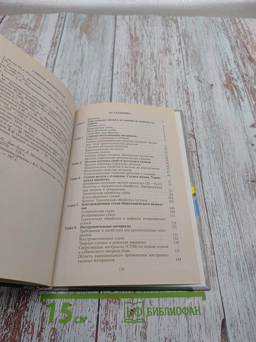 Материаловедение (металлообработка)