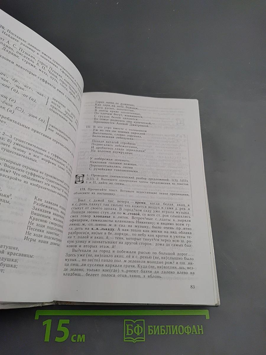 Русский язык. Грамматика. Текст. Стили речи для 10-11 классов